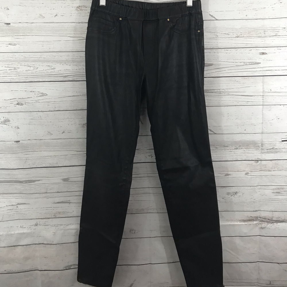 ZARA Woman Faux Leather Skinny Pants Size Small
